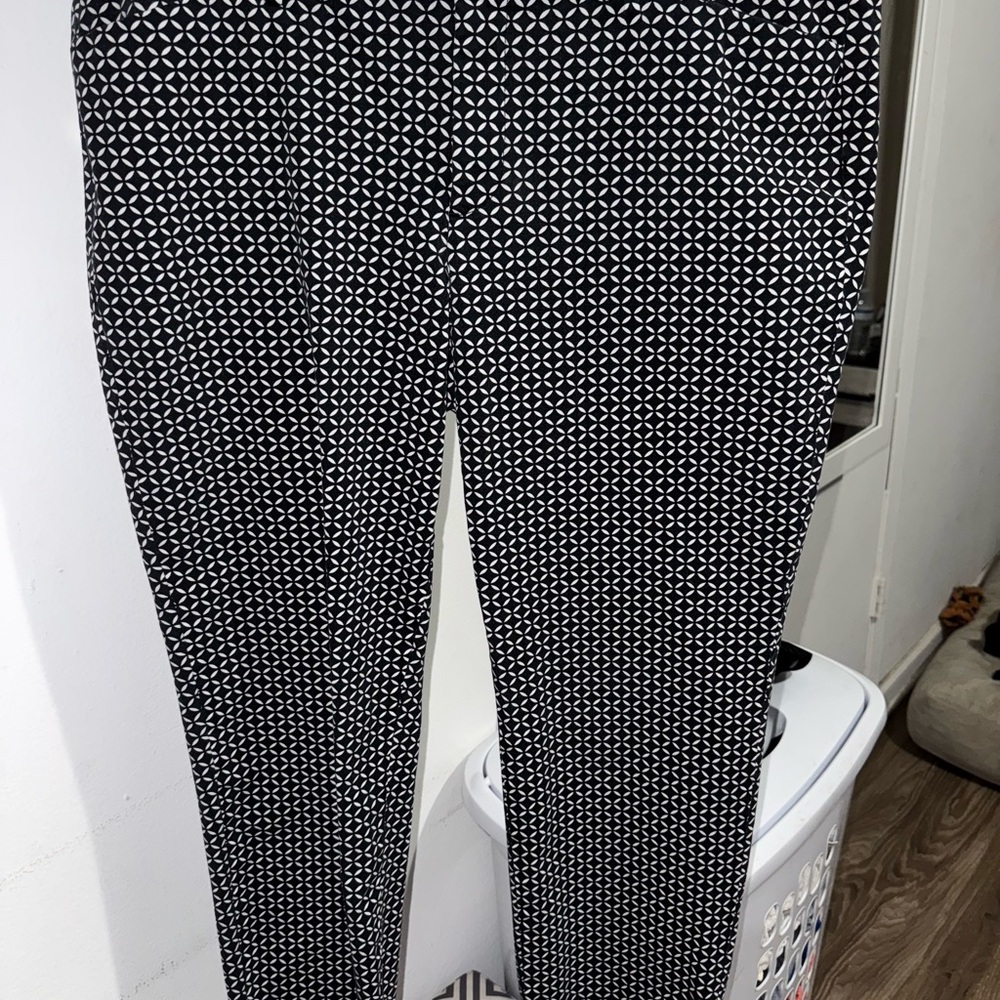 a.n.a Monochrome Patterned Pants